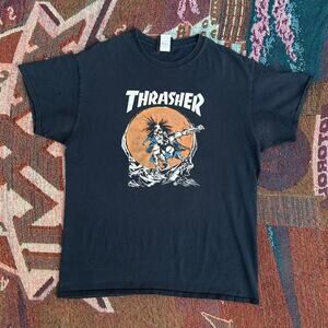 Y2K Thrasher Pushead Outlaw Tee